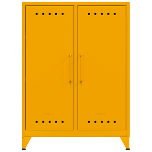 BISLEY Sideboard Fern Middle, FERMID642 gelb 6 Fachböden 80,0 x 40,0 x 110,0 cm