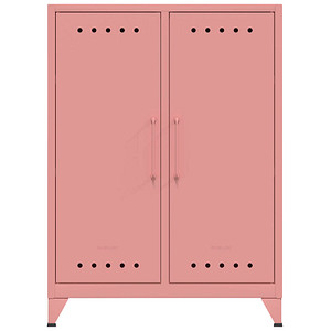 BISLEY Sideboard Fern Middle, FERMID620 pastelpink 6 Fachböden 80,0 x 40,0 x 110,0 cm