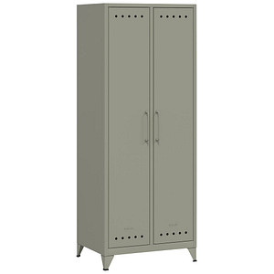 BISLEY Stahlschrank Fern Maxi FERMAX645 lichtgrau 70,0 x 51,0 x 180,0 cm, aufgebaut