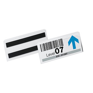 DURABLE Etikettentasche HARD COVER magnetisch, 150 x 67 mm