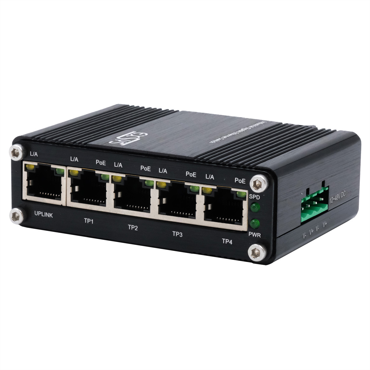 EXSYS GmbH Mini 5-Port Ethernet PoE Switch - 5*10/100/1000Tx EX-62020POE - Swit