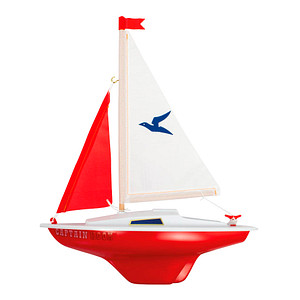 Günther® Badespielzeug Segelboot Captain Hook rot