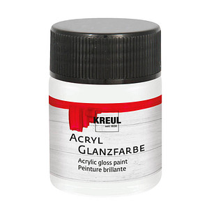 KREUL Glanzfarbe Acrylfarbe weiß 50,0 ml