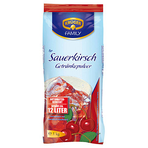 KRÜGER Sauerkirsch Getränkepulver 1,0 kg
