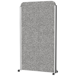 MAUL Stellwandsystem MAULcocoon, 1.000 x 1.800 mm, silber