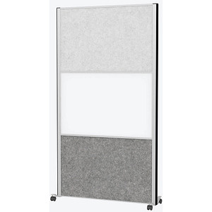 MAUL Stellwandsystem MAULconnecto, 2x Akustik/1x Whiteboard