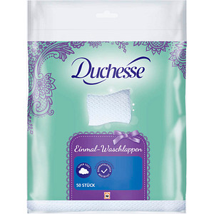 Duchesse trockene Reinigungstücher Waschlappen, 50 St.