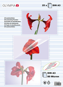 OLYMPIA 9182 OLY LAMINATING POUCHES A3