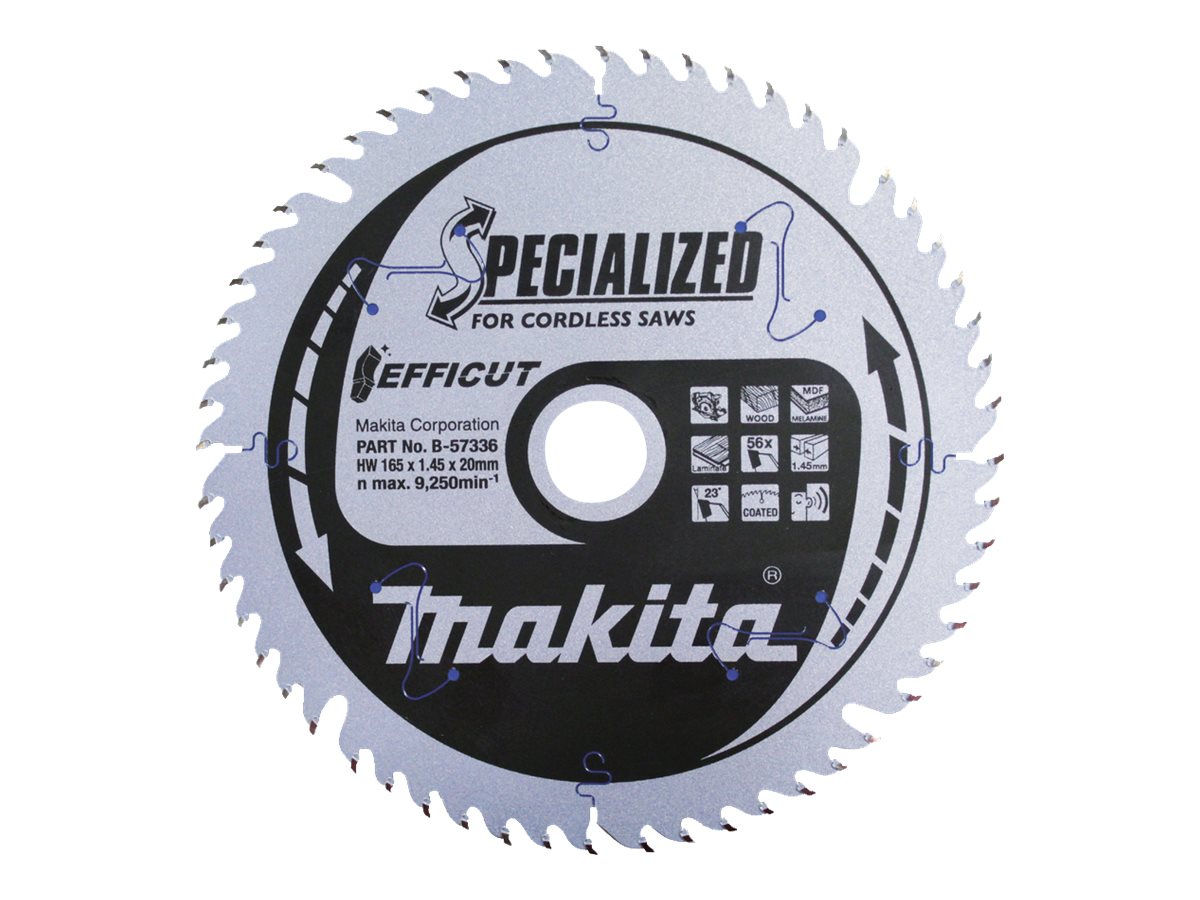 MAKITA Sägeblatt EFFICUT 165mm 56Z | B-57336