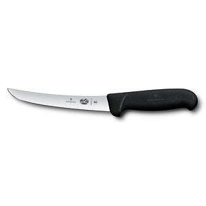 VICTORINOX Ausbeinmesser Fibrox silber, schwarz, Klinge: 15,0 cm