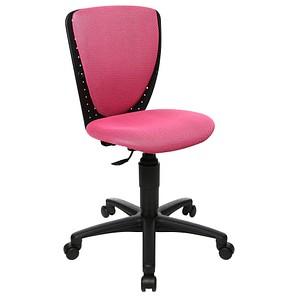 Topstar Kinderdrehstuhl High S'cool®, 70570BB10 pink, schwarz Stoff