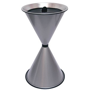 SZ Metall 29713 Standaschenbecher silbermetallic