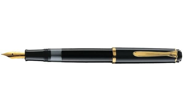 Pelikan Füllhalter M 200, schwarz, Federbreite: M