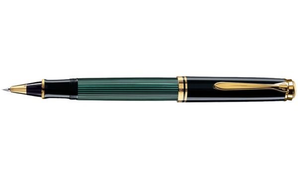 Pelikan Tintenroller "Souverän 600", schwarz/grün