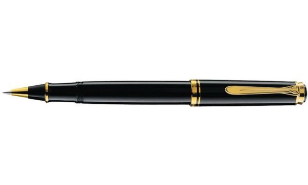 Pelikan Tintenroller "Souverän 800", schwarz/gold