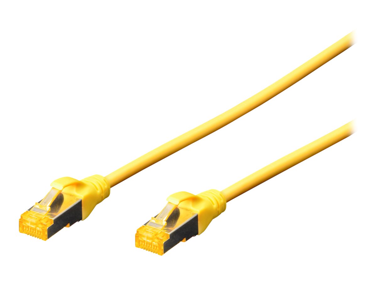 CAT6A S-FTP Patchk.,0,25m,Gelb