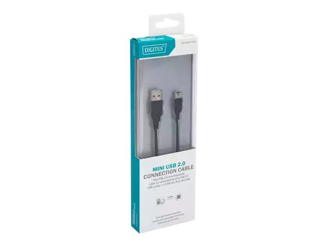 DIGITUS USB2.0 Anschlusskabel, 1 m