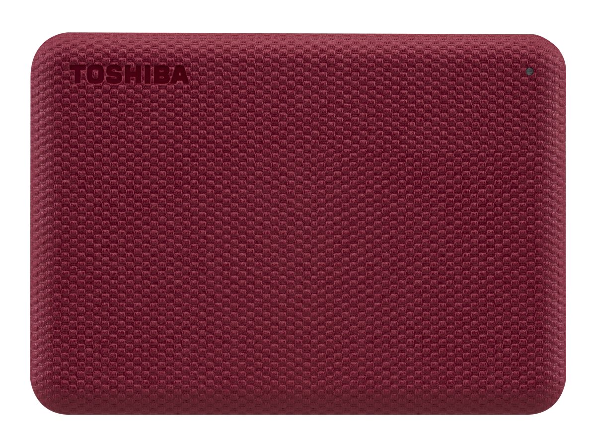 TOSHIBA Canvio Advance 2 TB externe HDD-Festplatte rot