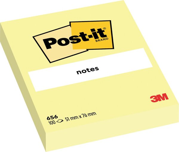 Post-it® Haftnotizen Standard 656 gelb 12 Blöcke