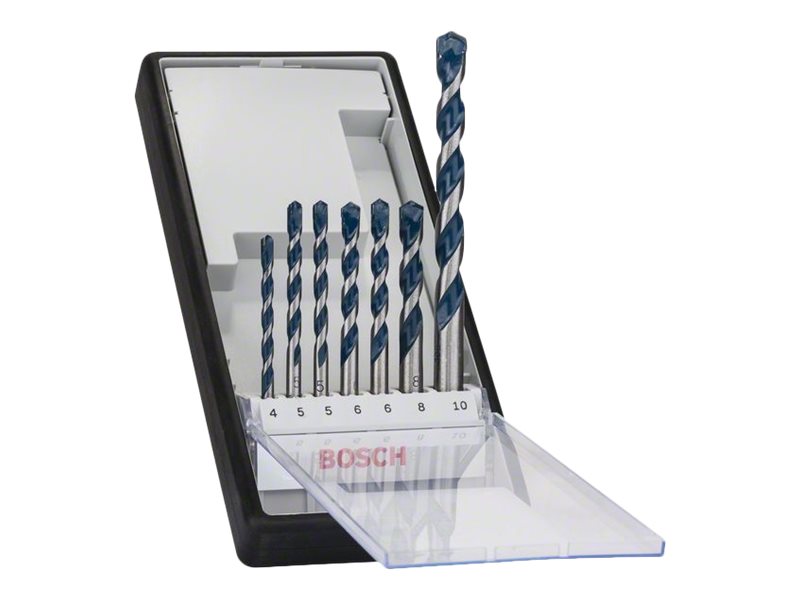 BOSCH CYL-5 - Diamant-Bohrersatz - für Beton - 7 Stücke - 5 mm, 6 mm, 8 mm, 10 