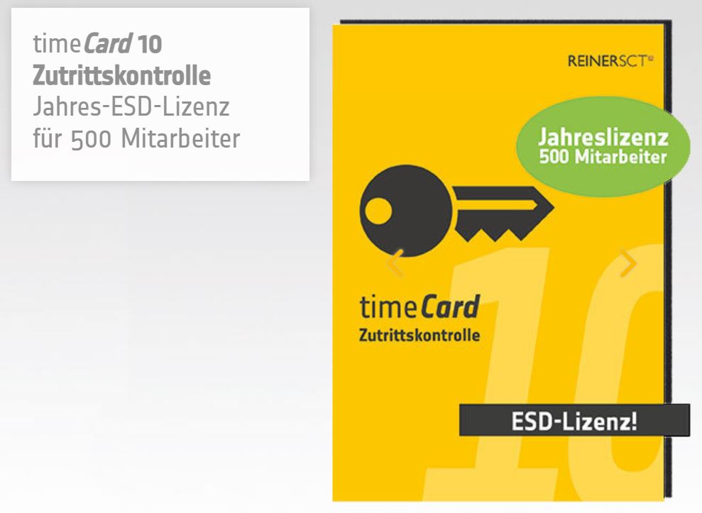 REINERSCT ESD tc 10 Zutrittskontrolle 500 MA REINERSCT ESD tc 10 Zutrittskontrolle 500 MA