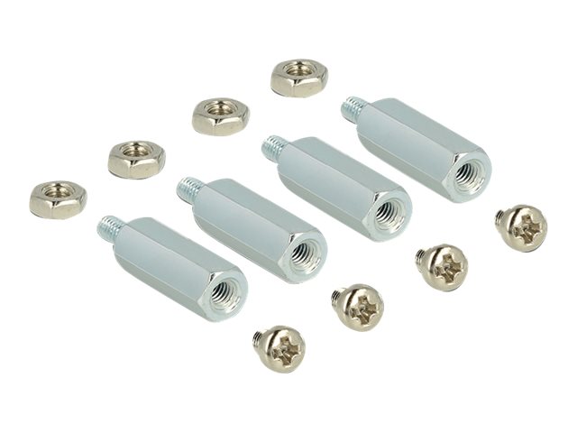 DELOCK Befestigungsset M2,5 Abstandhalter 6-Kan