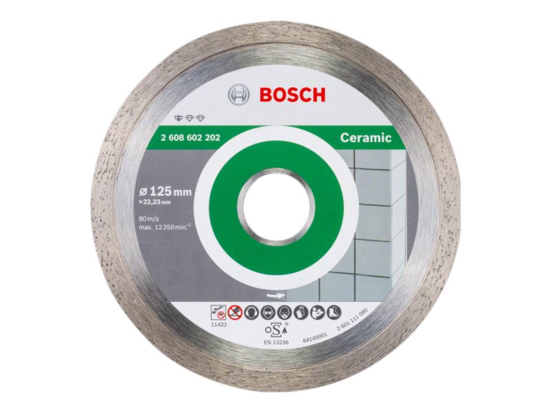 BOSCH Professional for Ceramic - Diamant-Schneidscheibe - für Fliesen, Keramik,