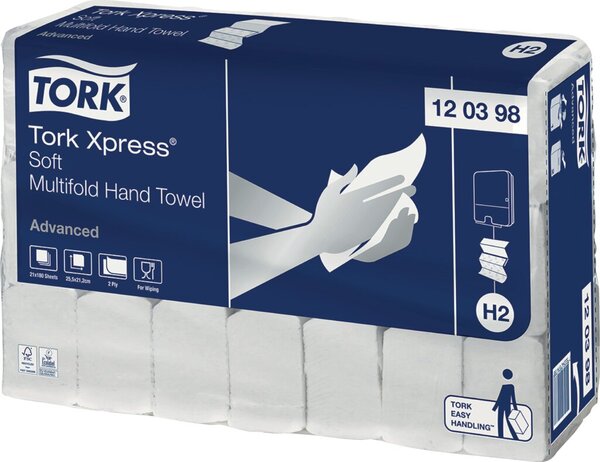 TORK Xpress Multifold Handtuchpapier, 210 x 255 mm, Z-Falz