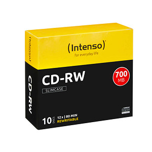 CD-RW 700MB 10er Slimcase 4x-12x