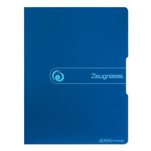 HERLITZ Sichtbuch easy orga to go "Zeugnisse", dunkelblau DIN A4, PP-Folie, mit