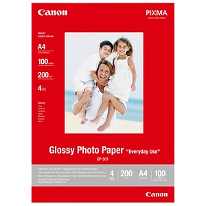 CANON Everyday Use Glossy GP-501 Fotopapier A4 100Bl. 170g/m²