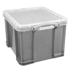 Really Useful Box Aufbewahrungsbox 35 Liter, transparent (24838050)