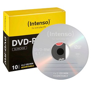 Intenso DVD-RW 4.7GB, 10er Pack