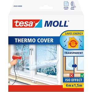 TESA THERMO COVER 05432-00000-01 Isolierfolie tesamoll® Transparent (L x B) 4 m