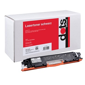 dots schwarz Toner ersetzt HP 126A (CE310A)