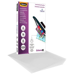 100 Fellowes Enhance80 ImageLast Laminierfolien glänzend für A5