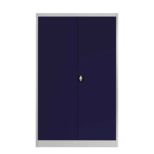 mauser Stahlschrank entero blau / grau 120,0 x 60,0 x 195,0 cm