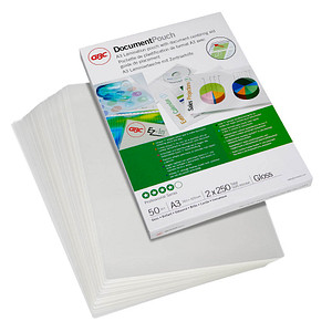 50 GBC Laminierfolien glänzend für A3 50 GBC Laminierfolien glänzend für A3