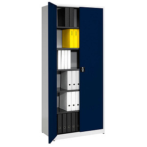mauser Stahlschrank blau / grau 95,0 x 50,0 x 220,0 cm