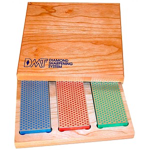 DMT® Diamond Whetstone Schleifsteine-Set grob, fein, extrafein 325, 600, 1.200