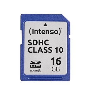 INTENSO Secure Digital Cards SD Class 10 16GB