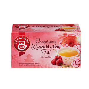 Tee Japanisches Kirschblüten-Fest, Fruchtiger Weißer Tee mit Kirsch-