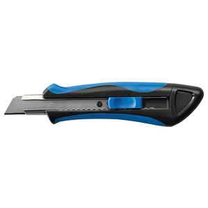 WEDO Profi-Cutter Premium Soft-Cut, Klinge: 18 mm Farbe: schwarz-blau, gummiert