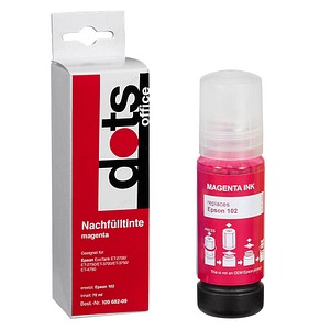 dots magenta Tintenflasche ersetzt EPSON 102/T03R34