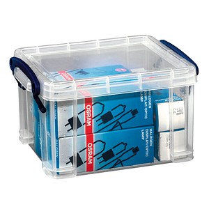 Really Useful Box Aufbewahrungsbox 1,6 Liter, transparent (24800357)
