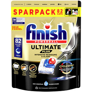 Calgonit finish POWERBALL ULTIMATE PLUS ALL IN 1 Spülmaschinentabs 72 St. Calgonit finish POWERBALL ULTIMATE PLUS ALL IN 1 Spülmaschinentabs 72 St.