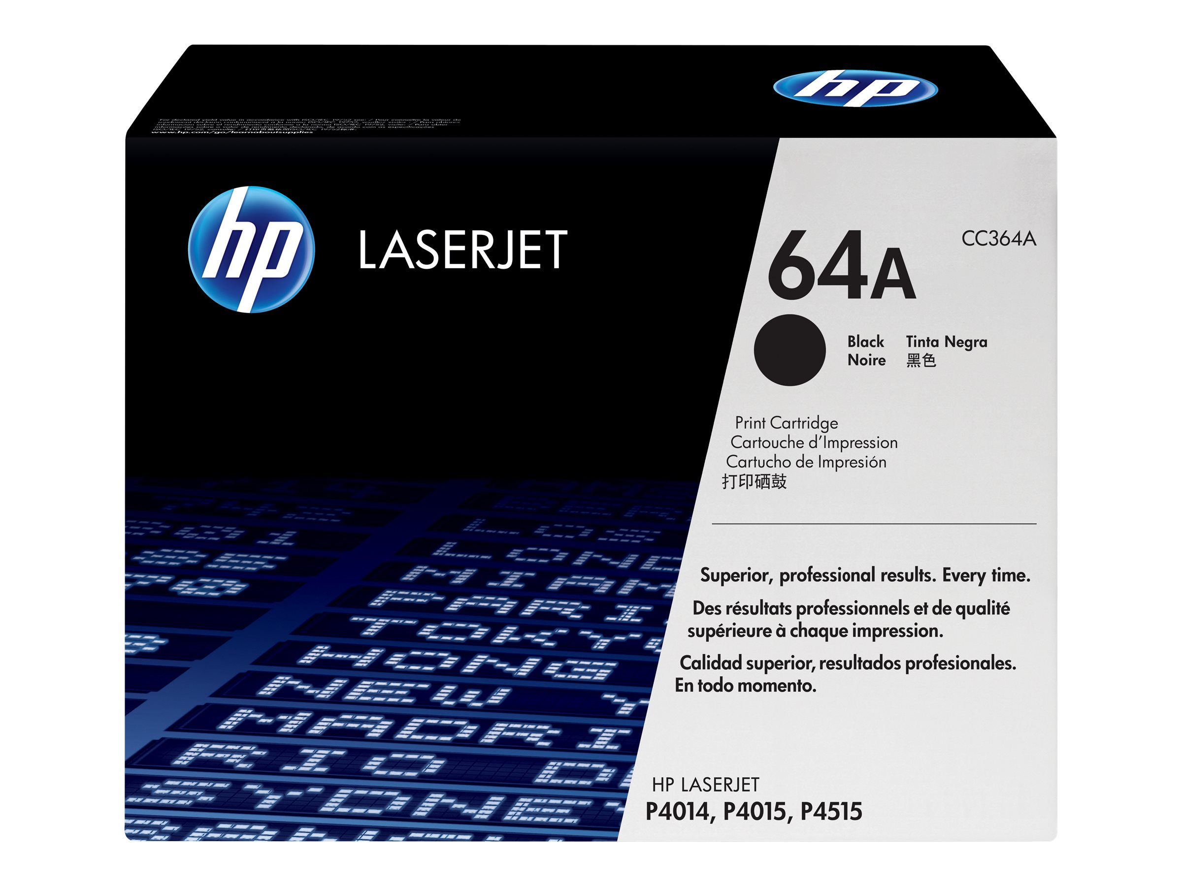 HP 64A Schwarz LaserJet Tonerpatrone (CC364A)