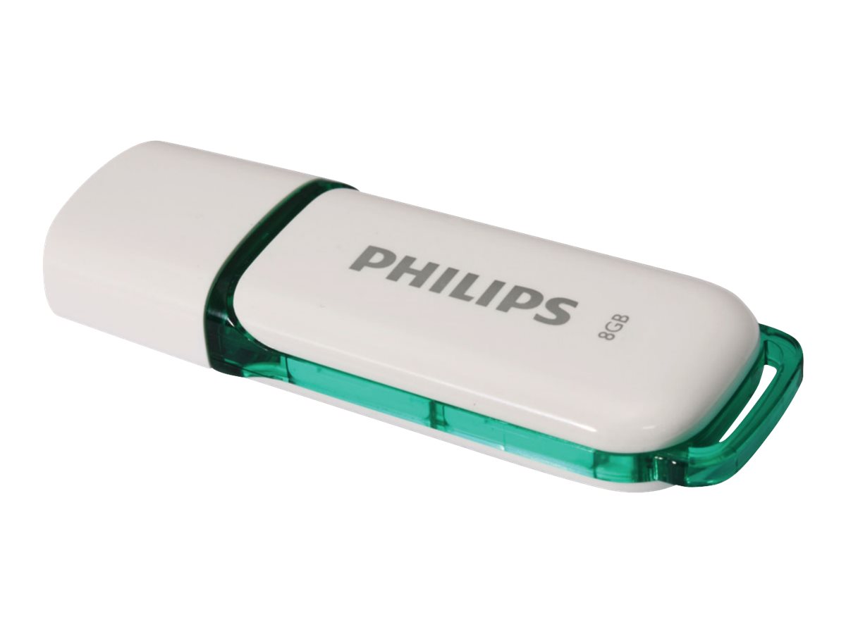 PHILIPS USB-Stick  8GB 2.0 USB Snow Edition green
