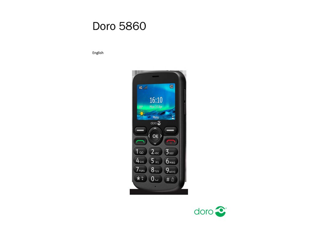 DORO 5860 (graphit)