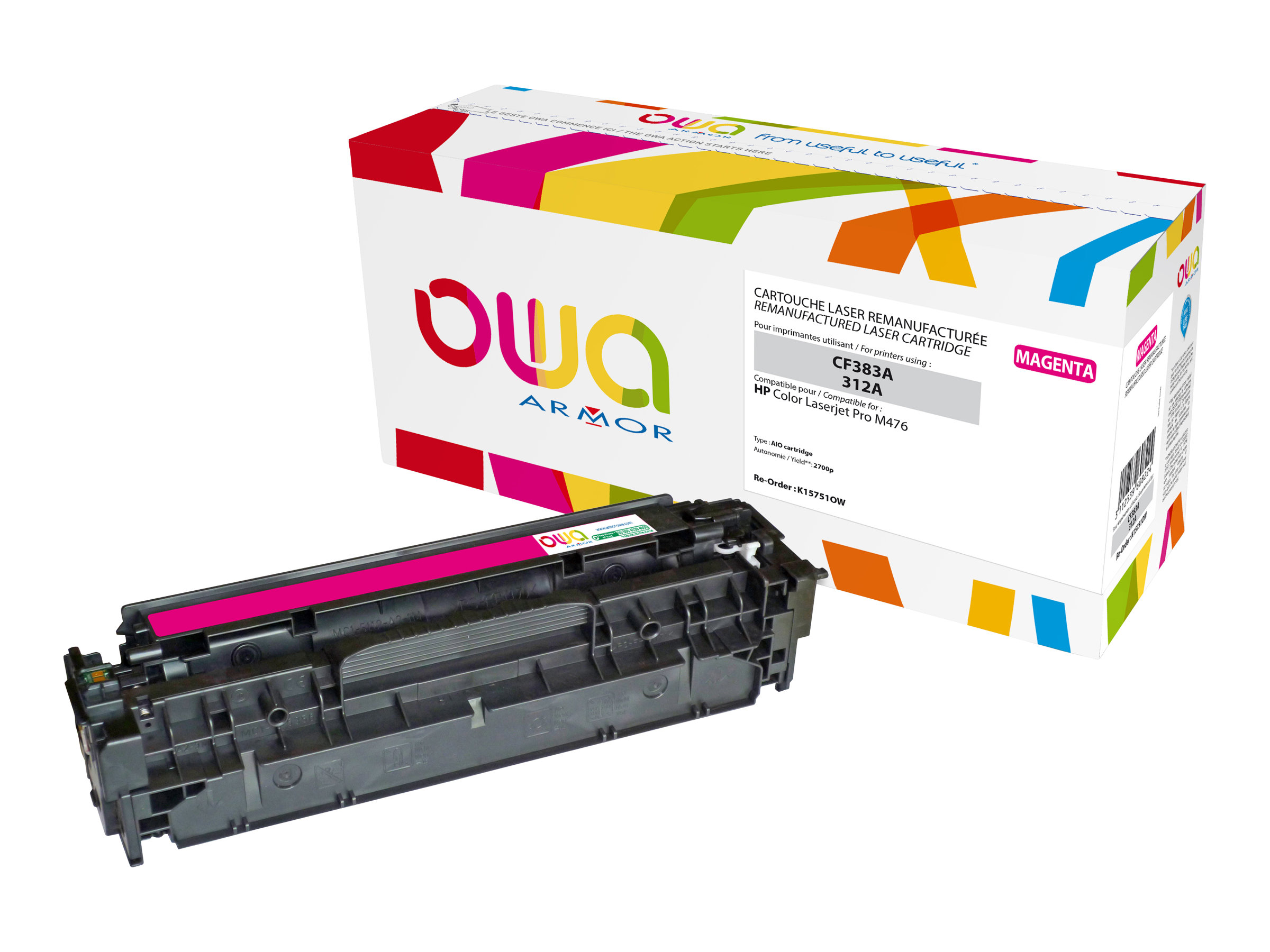 OWA Magenta wiederaufbereitet Tonerpatrone